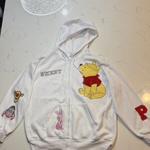 Disney White Winnie the Pooh Hoodie